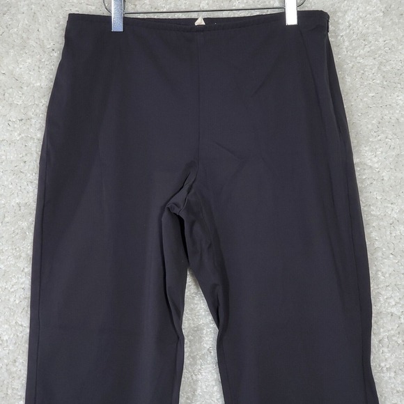 Eileen Fisher Women Twill Slim Straight Pants Medium Ankle Minimalist Office - Picture 3 of 14